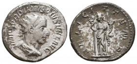 Gordian III. A.D. 238-244. AR antoninianus
Reference:
Condition: Very Fine

Weight: 4.9 gr
Diameter: 21 mm