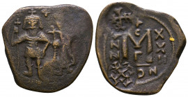 Byzantine Coins, Monogram Countermark, (A.D. 610-641), AE follis,
Reference:
Condition: Very Fine

Weight: 8.9 gr
Diameter: 30 mm