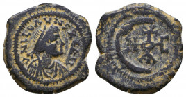 Justinian I. AD 527-565. Ae 
Reference:
Condition: Very Fine

Weight: 2.7 gr
Diameter: 16 mm