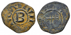 CRUSADERS. Ae, 1108-1118. Follis
Reference:
Condition: Very Fine

Weight: 0.8 gr
Diameter: 17 mm