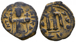 Arab - Byzantine Coins, Ae
Reference:
Condition: Very Fine

Weight: 4.7 gr
Diameter: 22 mm