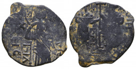 Arab - Byzantine Coins, Ae
Reference:
Condition: Very Fine

Weight: 4.2 gr
Diameter: 24 mm