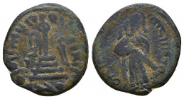 Arab - Byzantine Coins, Ae
Reference:
Condition: Very Fine

Weight: 5.1 gr
Diameter: 21 mm