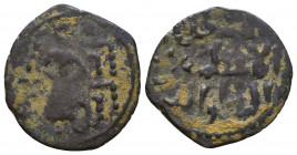 Islamic
Seljuks of Rûm, Kayka'us II Æ Fals
Condition: Very Fine

Weight: 2.0 gr
Diameter: 19 mm