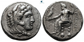 Kings of Macedon. Aspendos. Alexander III "the Great" 336-323 BC. struck under Balakros or Menes, ca. 333-327 BC. Tetradrachm AR