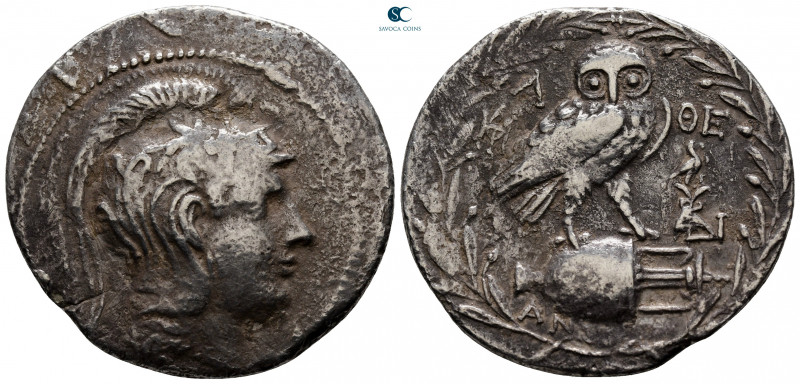 Attica. Athens circa 165-142 BC. 
Tetradrachm AR. New Style Coinage

33 mm, 1...