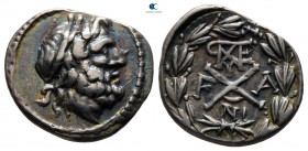 Achaia. Elis. Achaian League circa 88-30 BC. Triobol - Hemidrachm AR