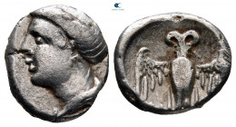 Pontos. Amisos (as Peiraieos) circa 370-330 BC. Siglos-Drachm AR
