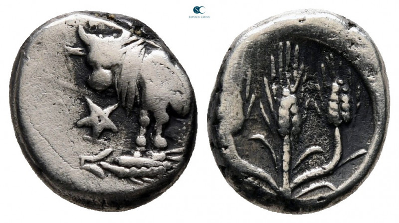 Bithynia. Kalchedon circa 366-340 BC. 
Hemidrachm AR

11 mm, 1,65 g

Forepa...