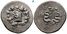 Ionia. Ephesos  circa 180-67 BC. Dated CY 33= 101/0 BC. Cistophoric Tetradrachm AR