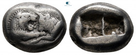 Kings of Lydia. Sardeis. Kroisos 560-546 BC. Third Stater or Trite AR