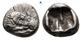 Kings of Lydia. Sardeis. Kroisos 560-546 BC. 1/24 Stater AR