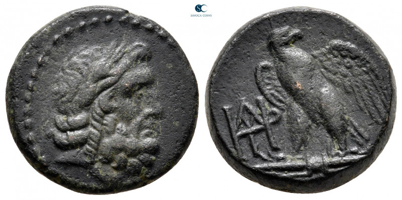 Kings of Galatia. Uncertain mint. Deiotaros 62-40 BC. 
Bronze Æ

18 mm, 7,49 ...