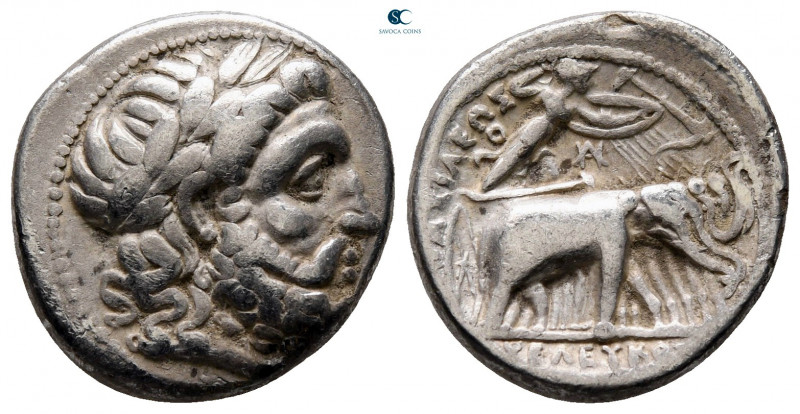 Seleukid Kingdom. Seleukeia on the Tigris II. Seleukos I Nikator 312-281 BC. 
D...