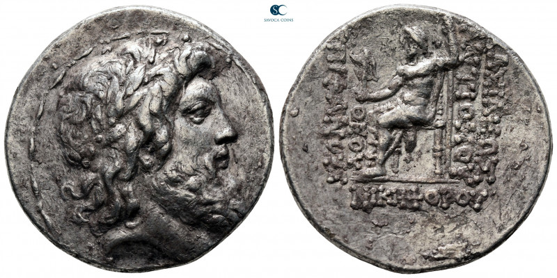 Seleukid Kingdom. Antioch. Antiochos IV Epiphanes 175-164 BC. 
Tetradrachm AR
...