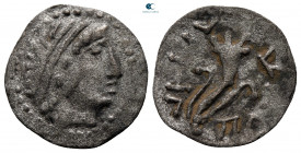 Seleukid Kingdom. Contemporary imitation struck in Cappadocia (Galatians?). Demetrios I Soter 162-150 BC. Drachm AR