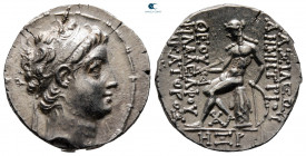 Seleukid Kingdom. Antioch. Demetrios II Nikator, 1st reign 146-138 BC. Struck year 168 = 145 BC. Drachm AR