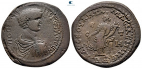 Pontos. Amaseia. Geta, as Caesar AD 198-209. Dated CY 208=AD 206/7. Bronze Æ