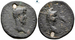 Pontos. Trapezus. Lucius Verus AD 161-169. Dated year HQ (98=AD 161/162). Bronze Æ