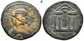 Pontos. Zela. Julia Domna. Augusta AD 193-217. Dated year PMΓ (143=AD 206/7).. Bronze Æ
