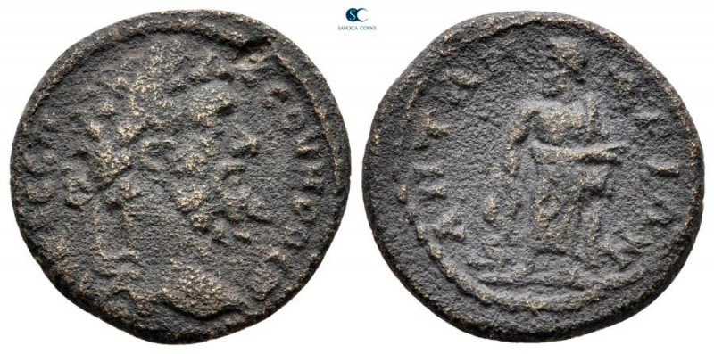 Troas. Antandros. Septimius Severus AD 193-211. 
Bronze Æ

18 mm, 3,40 g

A...