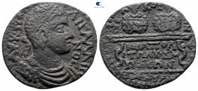 Phrygia. Hierapolis. Gallienus AD 253-268. Homonoia-issue with Sardeis. Bronze Æ