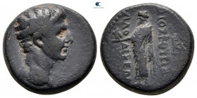 Phrygia. Laodikeia ad Lycum. Tiberius AD 14-37. Assarion Æ