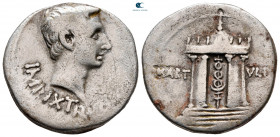Augustus 27 BC-AD 14. Uncertain mint. Cistophorus AR