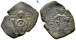 Isaac II Angelos, with Alexius IV. 2nd reign AD 1203-1204. Constantinople. Tetarteron Æ