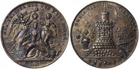 Austria. Austria Maria Theresia, Holy Roman Empress (1740-1780) Medal 1743 Mocking medal on the bohemian coronation. Ø 43 mm. Ae. Montenuovo 1722. 14....