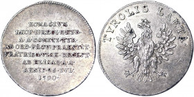 Austria. Austria Leopold II Medal / jeton 1790 ;Homage in Tyrol;, Ø 20 mm. Ag. Montenuovo 2194. 2.20 g. SS+