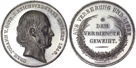 Austria. Austria Franz Joseph I (1848-1916) Medal 1848 The election of Archduke Johann of Austria as imperial administrator. Opus: Drentwett, Ø 37 mm....
