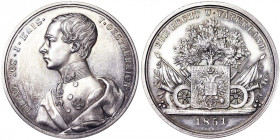 Austria. Austria Franz Joseph I (1848-1916) Medal 1851 For your homeland. Opus: F.Roth, Ø 28 mm. Ag. 8.75 g. F.STGL