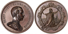 Austria. Austria Franz Joseph I (1848-1916) Medal 1857 Ø 44 mm. Ae. 32.54 g. VZGL+