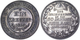 Austria. Austria Franz Joseph I (1848-1916) Medal 1897 in memory of the 50th anniversary (1847 1897) cruiser association, to support Viennese tradespe...