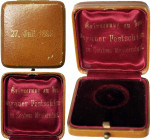 Austria. Austria Franz Joseph I (1848-1916) Medal 1899 Original case for the shooting price (ducat) for the Festival in Lungau Shooting on castle Maut...