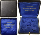 Austria. Austria Franz Joseph I (1848-1916) Medal 1908 Original Case for the shooting price (5x Ducat) 1908 in Eisenerz. 94X96 mm. R GOOD