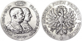 Austria. Austria Franz Joseph I (1848-1916) Medal 1909 for the centenary of tyrolean insurrection in 1809. Opus: R.Neuberger, Ø 45 mm. Ag. Hauser 1939...
