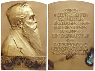Austria. Austria Franz Joseph I (1848-1916) Medal 1909 Adolf Ritter von Guttenberg (1939-1917), forest scientist, conservationist, professor of forest...