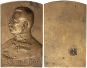 Austria. Austria Franz Joseph I (1848-1916) Medal 1915 Karl, Feldzeugmeister, opus: K.Korschann, 65x41 mm. Ae. 80.00 g. AU
