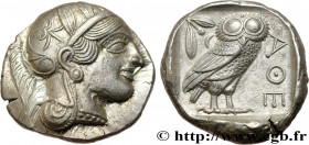 ATTICA - ATHENS
Type : Tétradrachme 
Date : c. 430 AC. 
Mint name / Town : Athènes 
Metal : silver 
Diameter : 25  mm
Orientation dies : 11  h.
Weight...