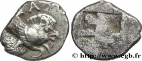 IONIA - KLAZOMENAI
Type : Diobole 
Date : c. 520-480 AC. 
Mint name / Town : Clazomène, Ionie 
Metal : silver 
Diameter : 10  mm
Weight : 1,05  g.
Rar...