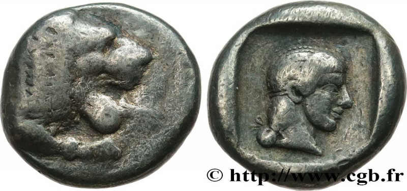 CARIA - KNIDOS
Type : Drachme 
Date : c. 465-449 AC. 
Mint name / Town : Cnide 
...