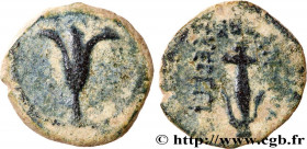 JUDAEA - HASMOAEAN KINGDOM - JOHN HYRCANUS I
Type : Prutah 
Date : c. 132-131 
Mint name / Town : Judée, Jérusalem 
Metal : copper 
Diameter : 15  mm
...