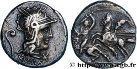 SERVILIA
Type : Denier 
Date : 127 AC. 
Mint name / Town : Rome 
Metal : silver 
Millesimal fineness : 950  ‰
Diameter : 18,5  mm
Orientation dies : 9...