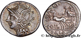 COELIA
Type : Denier 
Date : 104 AC. 
Mint name / Town : Rome 
Metal : silver 
Millesimal fineness : 950  ‰
Diameter : 18,5  mm
Orientation dies : 1  ...