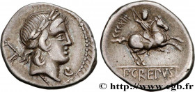 CREPUSIA
Type : Denier 
Date : 82 AC. 
Mint name / Town : Rome 
Metal : silver 
Millesimal fineness : 950  ‰
Diameter : 18  mm
Orientation dies : 3  h...