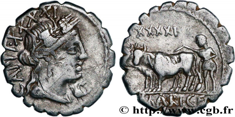 MARIA
Type : Denier serratus 
Date : 81 AC. 
Mint name / Town : Rome 
Metal : si...