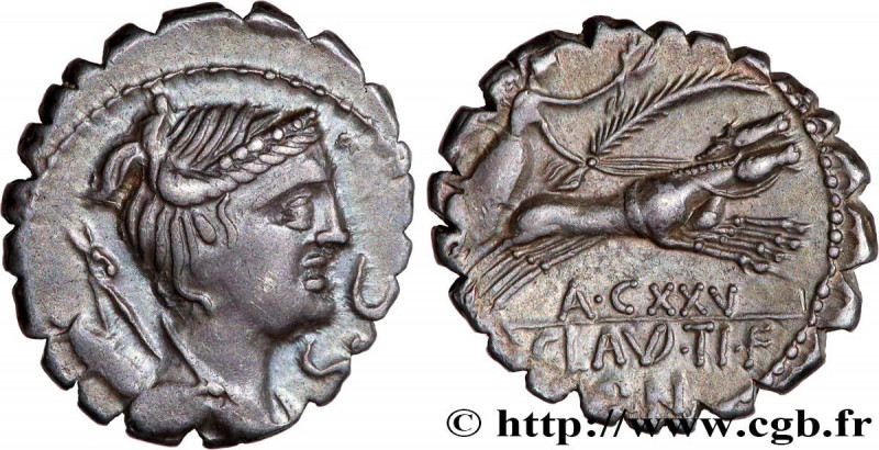 CLAUDIA
Type : Denier serratus 
Date : 79 AC. 
Mint name / Town : Rome 
Metal : ...