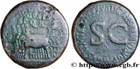 TIBERIUS
Type : Sesterce 
Date : 36-37 
Mint name / Town : Rome 
Metal : copper 
Diameter : 33,5  mm
Orientation dies : 6  h.
Weight : 24,64  g.
Rarit...